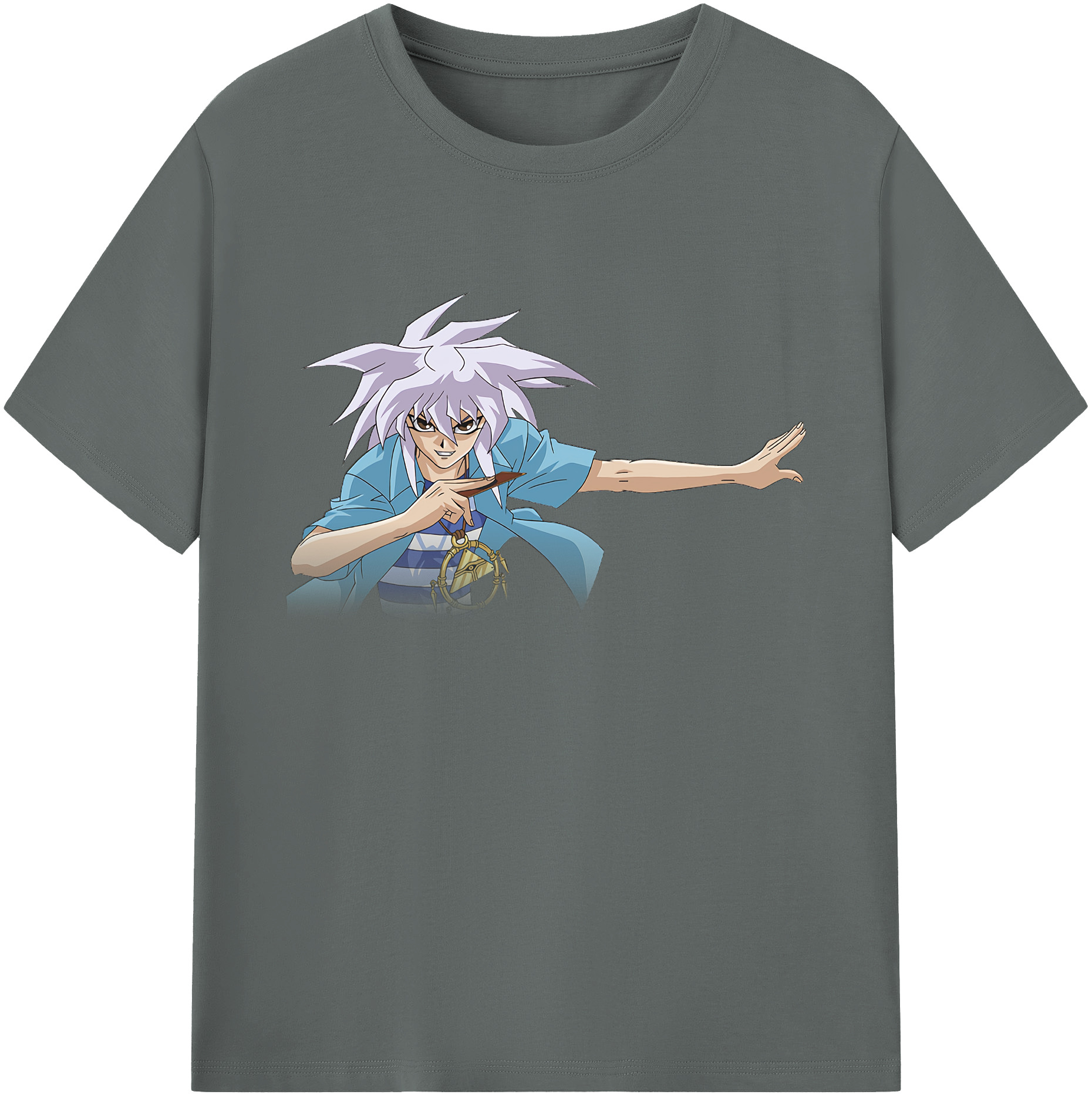 （画像用） 遊☆戯☆王 Yu-Gi-Oh! 綿100％ メンズ半袖Tシャツ｜肌触りやわらか＆通気性